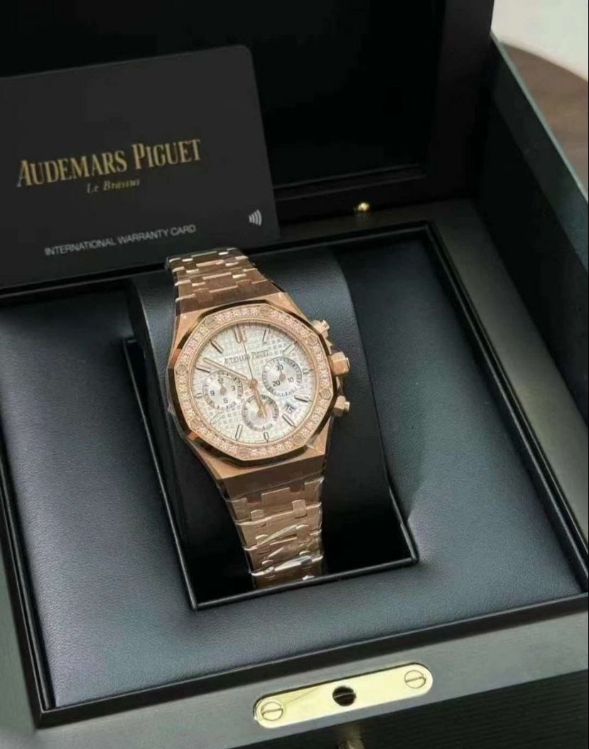 Audemars Piguet watch in its presentation box